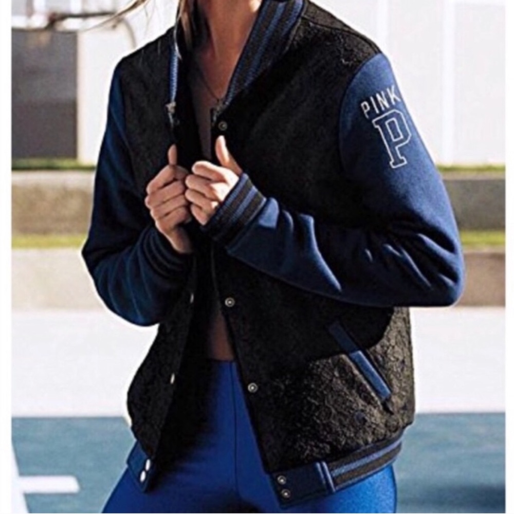❌SOLD❌VS Pink Bomber Jacket - Picture 1 of 4